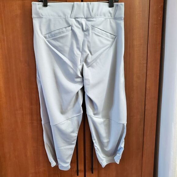 Nike Vapor Baseball Pants Grey Mens Sz Medium BQ6432-052 Gray NWT - Picture 2 of 9